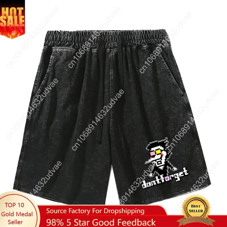 

Deltarune Spamton Undertale Shorts Man Woman Teenager Retro Short Pants Vintage Cotton Elastic Soft Beach Shorts Customized Pant