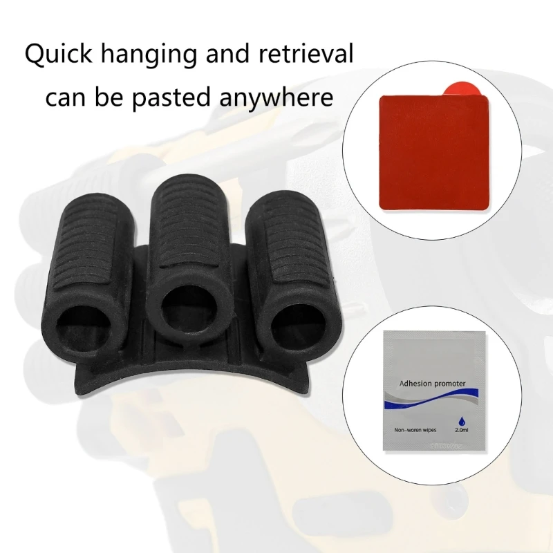 Adhesive Drill Bit Holder Adhesive Fasteners for Power Drill Home Improvement