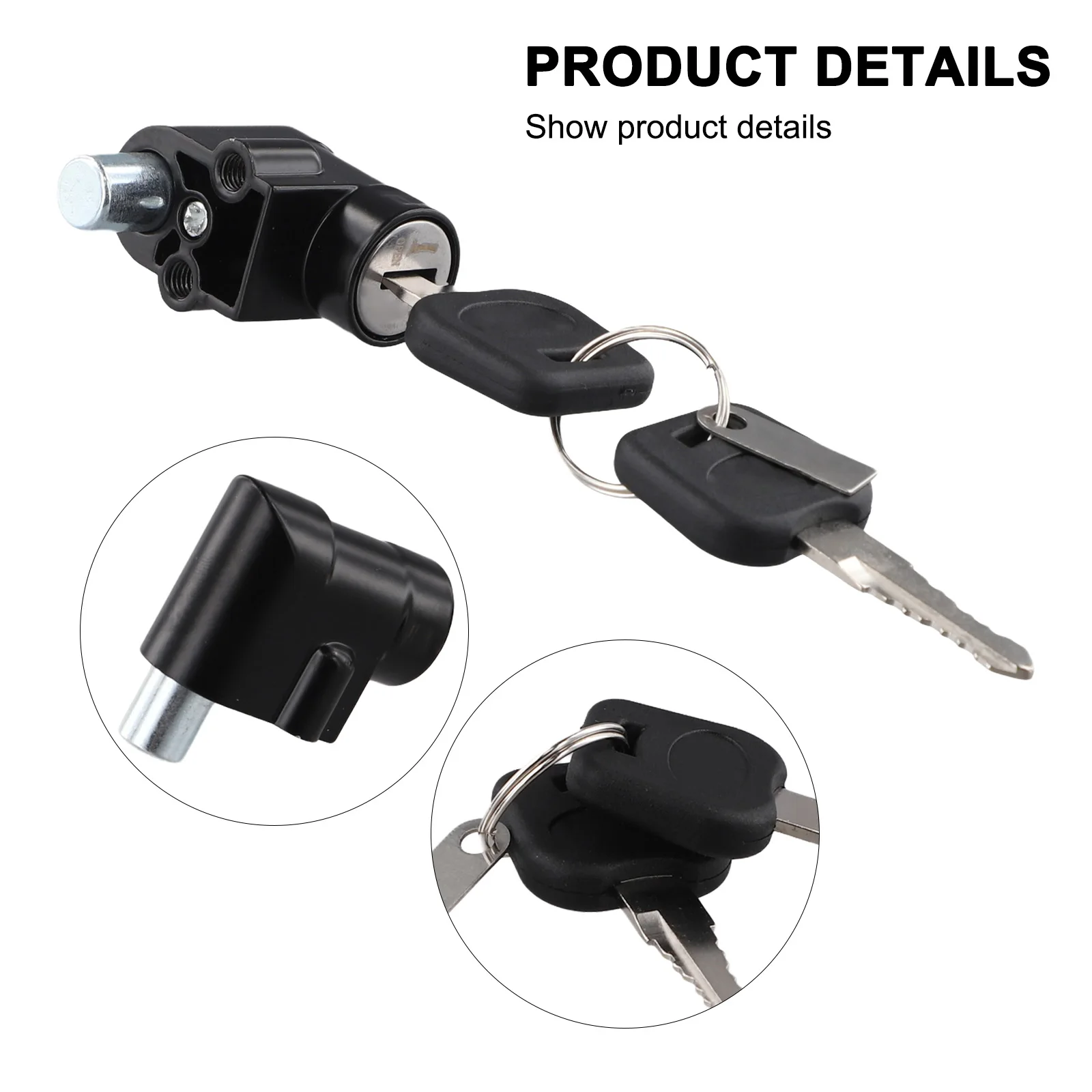 Electric Bicycle Battery Compartment Lock 11/20mm Metal Power Lock Key For Hailong Battery Case 1-2 Battery Accessories