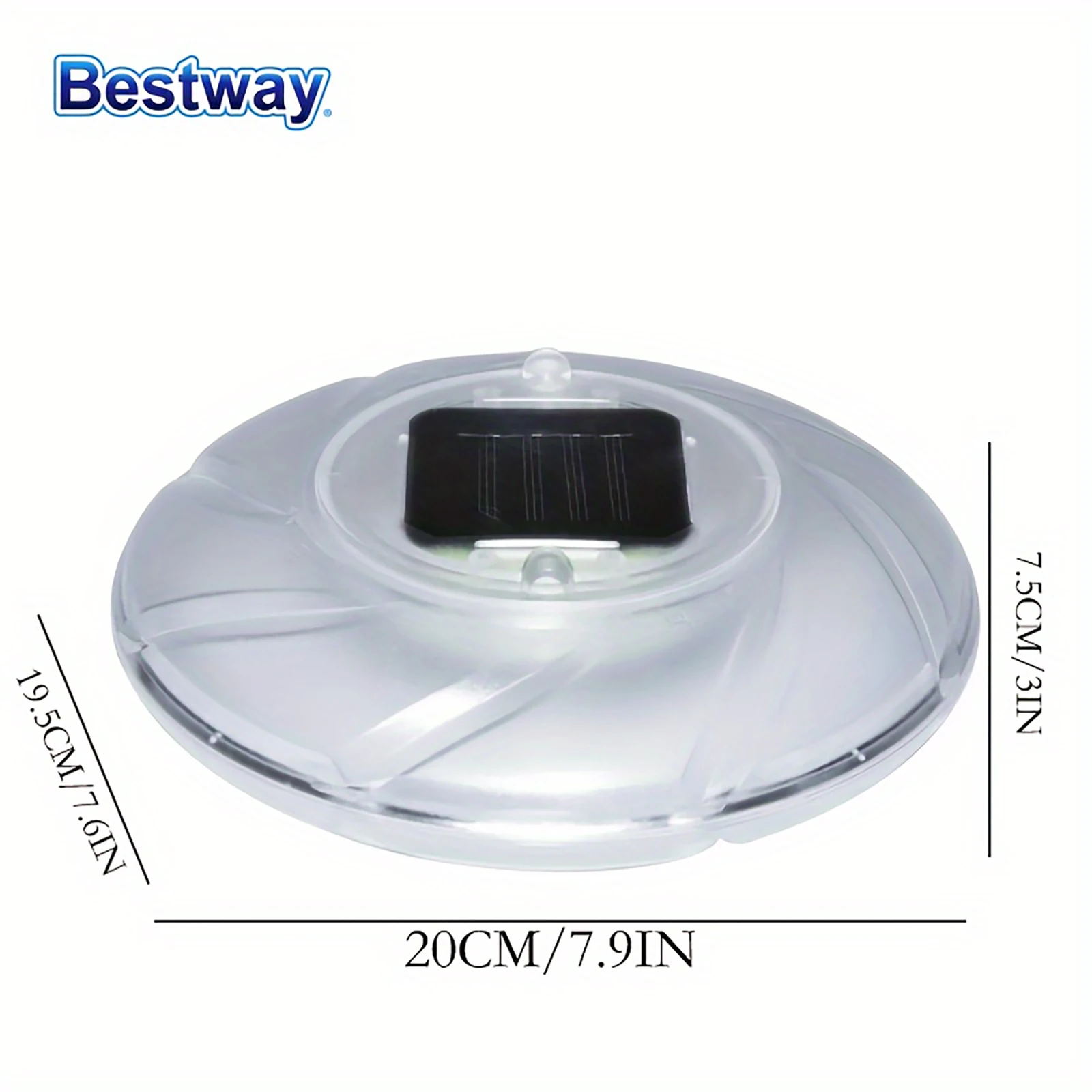 Bestway-Lampe de piscine solaire à flotteur, éclairage LED, 58111