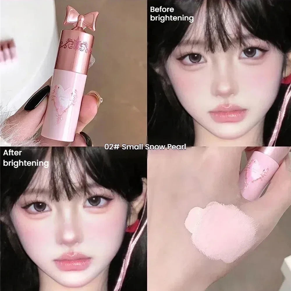 Hellrosa Aufhellender Concealer Flüssig Matt Wasserfest Abdeckt Flecken Akne Hautton-Korrektor Gesichtskontur Gemischte Basis-Make-up-Basis – Detail 14