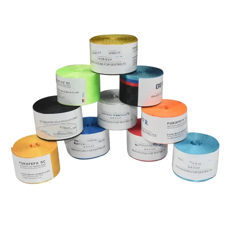 العالمي السيارات 3.6 متر تعزيز حزام الأمان حزام النسيج سباق السيارات تعديل أحزمة أمان المقعد تسخير الأشرطة بالجملة