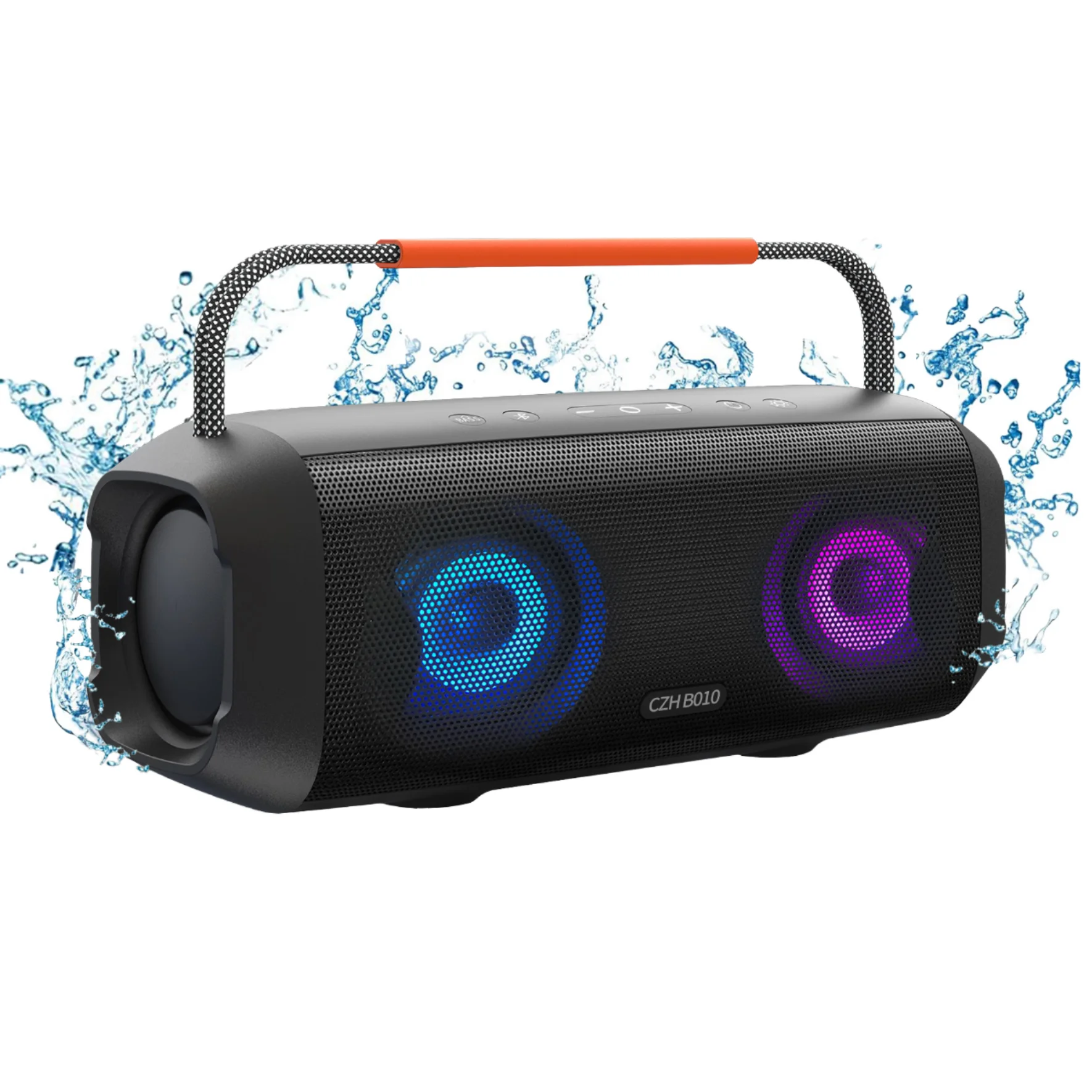 Hot Selling New Big Stereo Portable Computer Speakers 100 Watt RGB Outdoor Waterproof DJ Party Bass Speaker 5000mAh