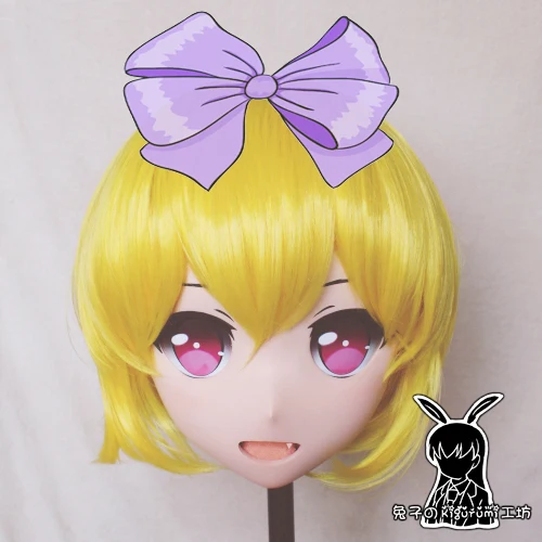 

(KM5170)Top Quality Handmade Female Resin Cosplay Japanese Role Play Ellie Kigurumi Mask Crossdresser Doll Transgender Mask