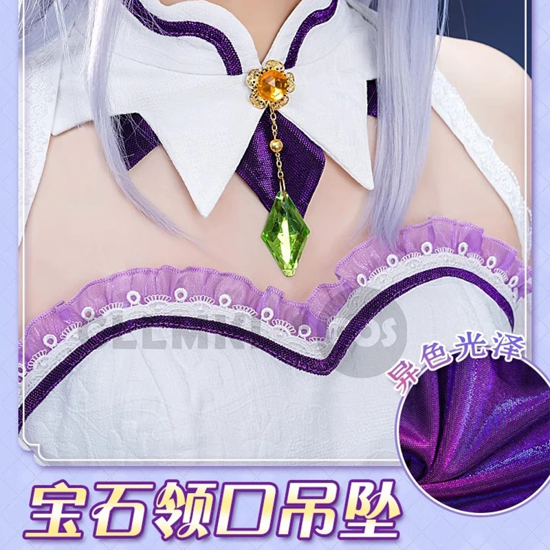 أزياء أنيمي ري زيرو كارا هاجيميرو إيسيكاي سيكاتسو إميليا التأثيرية فستان نسائي مع غطاء للرأس لحفلة الهالوين لوليتا كوس