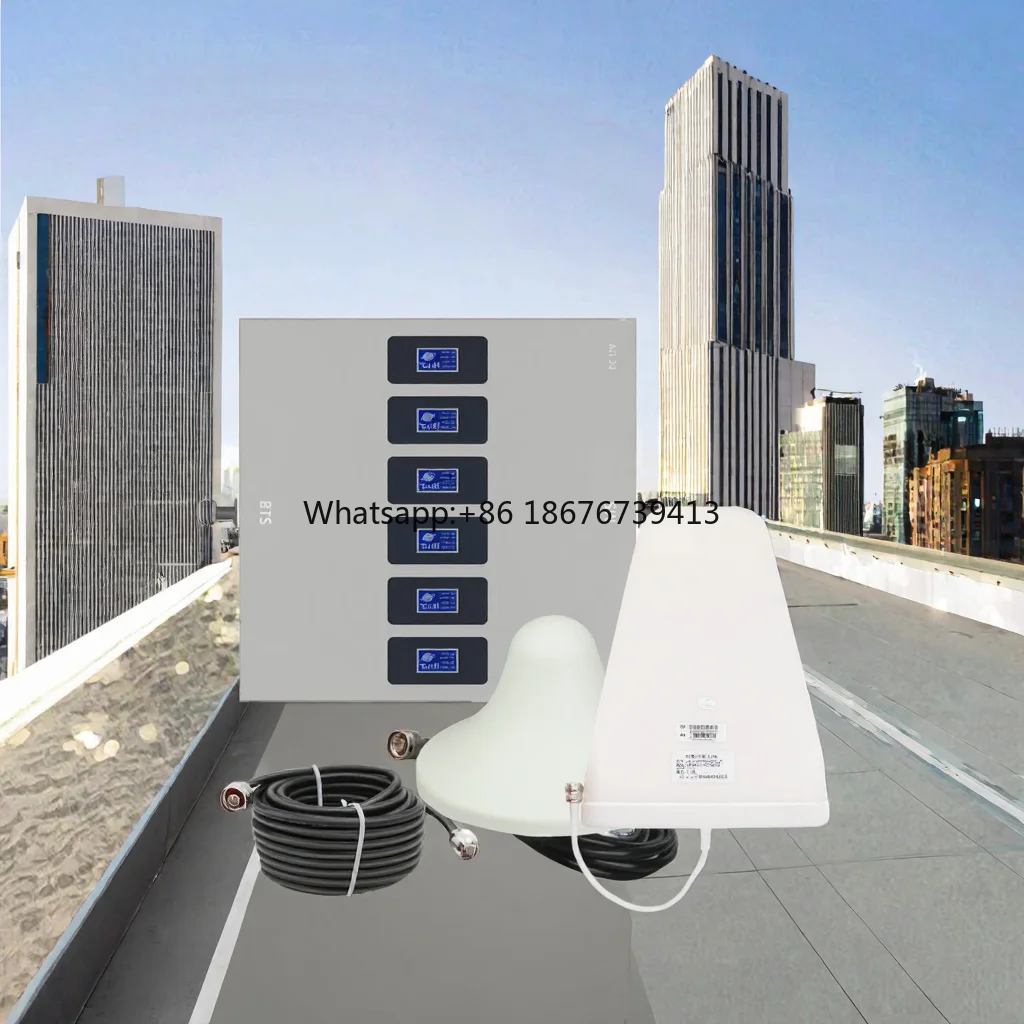 6-Band Full Kit Mobile Signal Booster Amplifier 700-2600 MHz 3G 4G 5G Repeaters Compliant with B28 B20 B8 B3 B1 B7 Standards