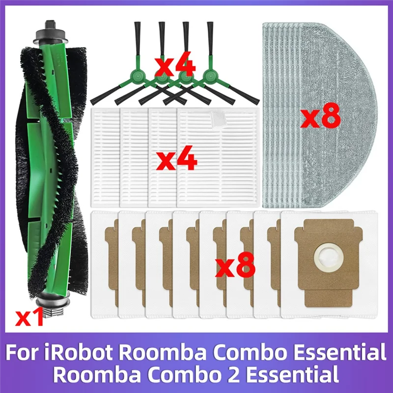 

ABVA-For Irobot Roomba Combo 2 Essential Main Side Brush Made Of High Quality Materials