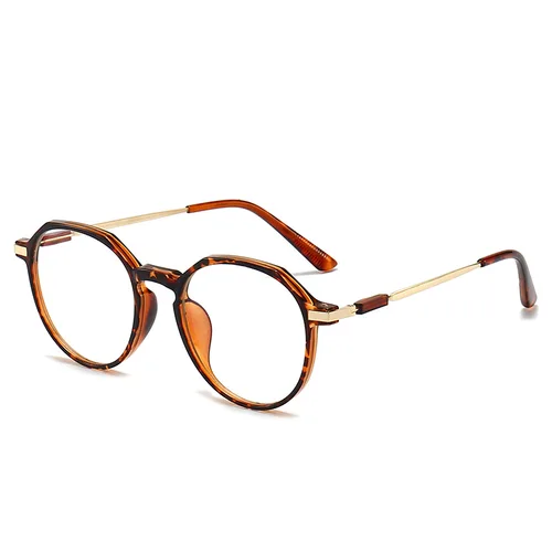 Imagen 2 del producto Gafas redondas para miopía Unisex, anteojos recetados con dioptrías, anteojos de lujo para miopía, 0 A-6,0