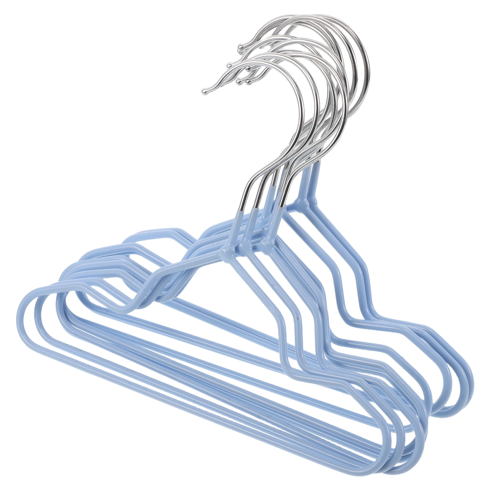 

20 Pcs Pet Hanger Cat Clothing Display Wardrobe Iron Dipped Plastic Men and Women