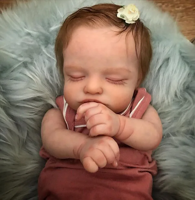 Reborn Baby Doll Finished Painted Rosalie Popular Limited Edition 3D Skin Exquisitely Painted Veins Are Visible Boneca Birthday