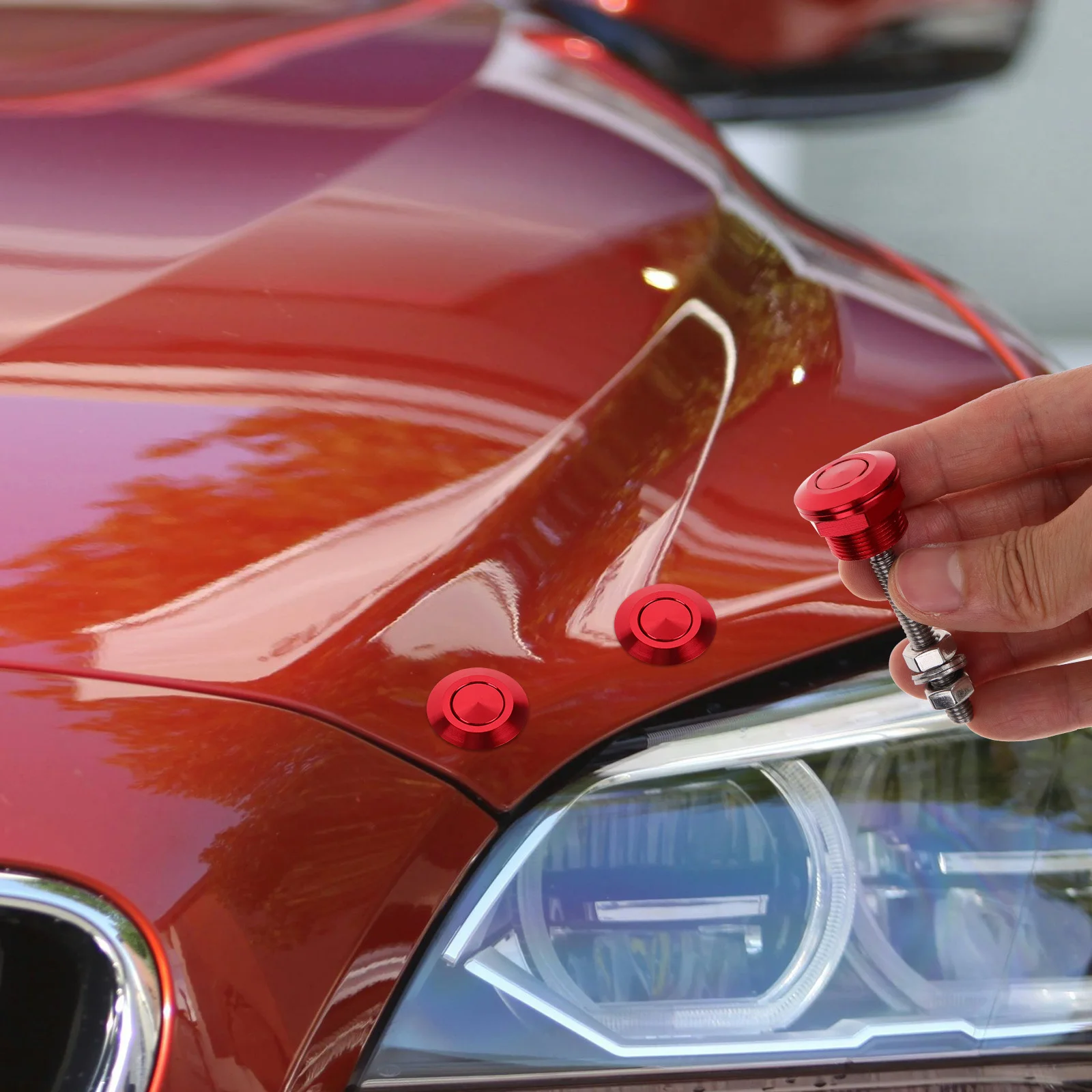 

Vehicle Hood Pin Quick Release Lock Durable Car Hood Latch Stable Performance Bumper Holder Quick Latch Bumper