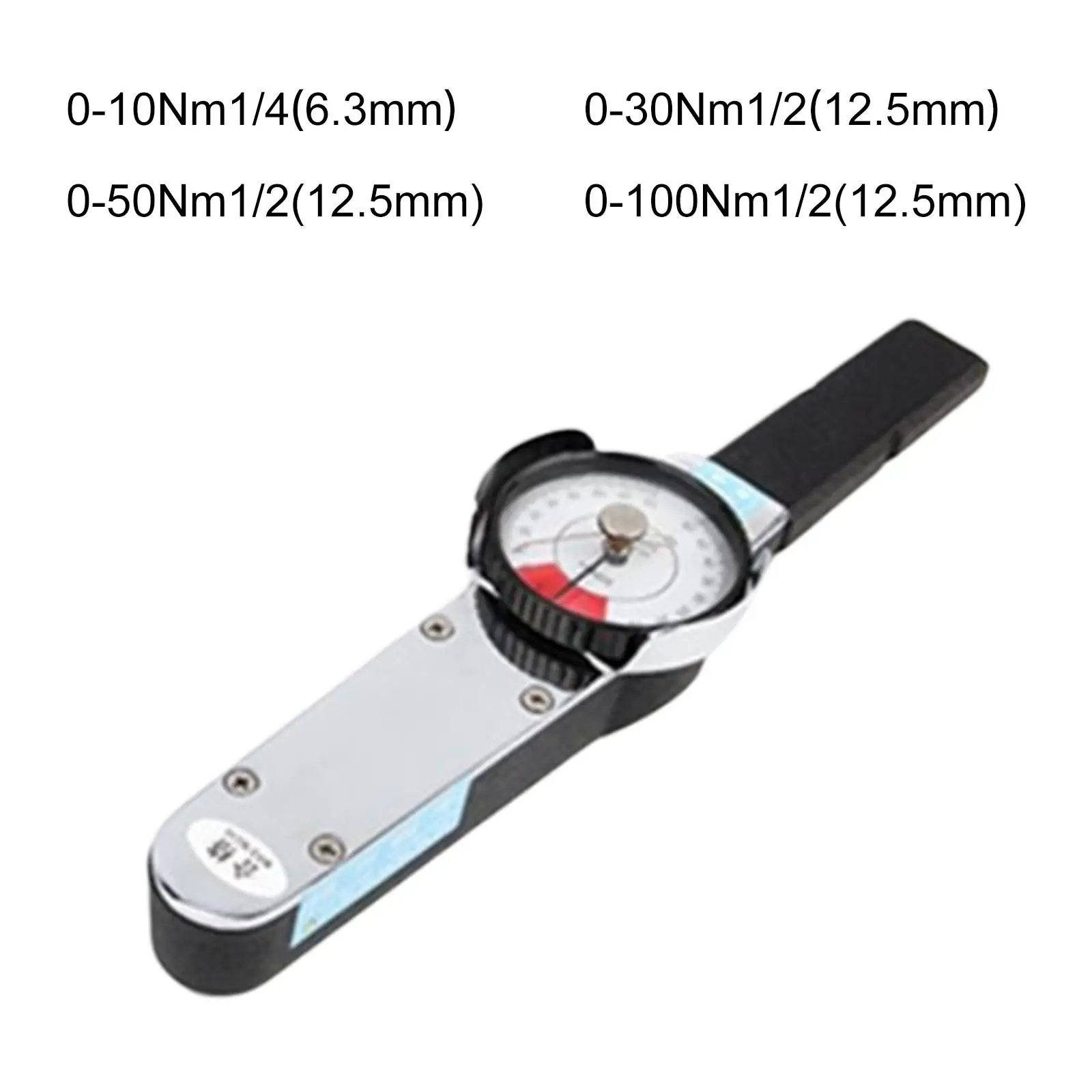 Dial Torque Wrench 1/2-Inch 3/8-Inch Accurate to 4% Newton Meter for Industrial Markets