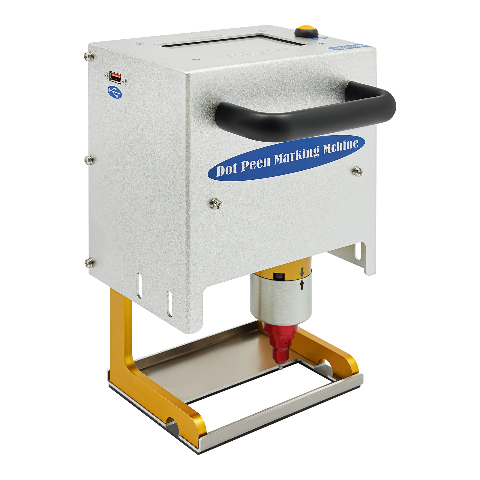 300W Electric Marking Machine Touchscreen Aluminum Alloy Portable Engraver Handheld Electric Marking Machine 30-40mm/s Speed