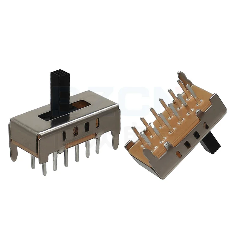 50PCS SS24D02VG4/5 Handle High 4MM 5MM Toggle Switch SS24D02G4 2P4T Slide Switch 0.5A 50VDC 10Pin SS-24D02 Switching Switch