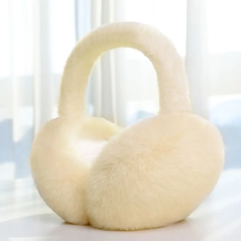 Cute Ear Cap Plush Earmuffs Thicken Windproof Foldable Earmuffs Folding Keep Warmer Winter Ear Cover Girl