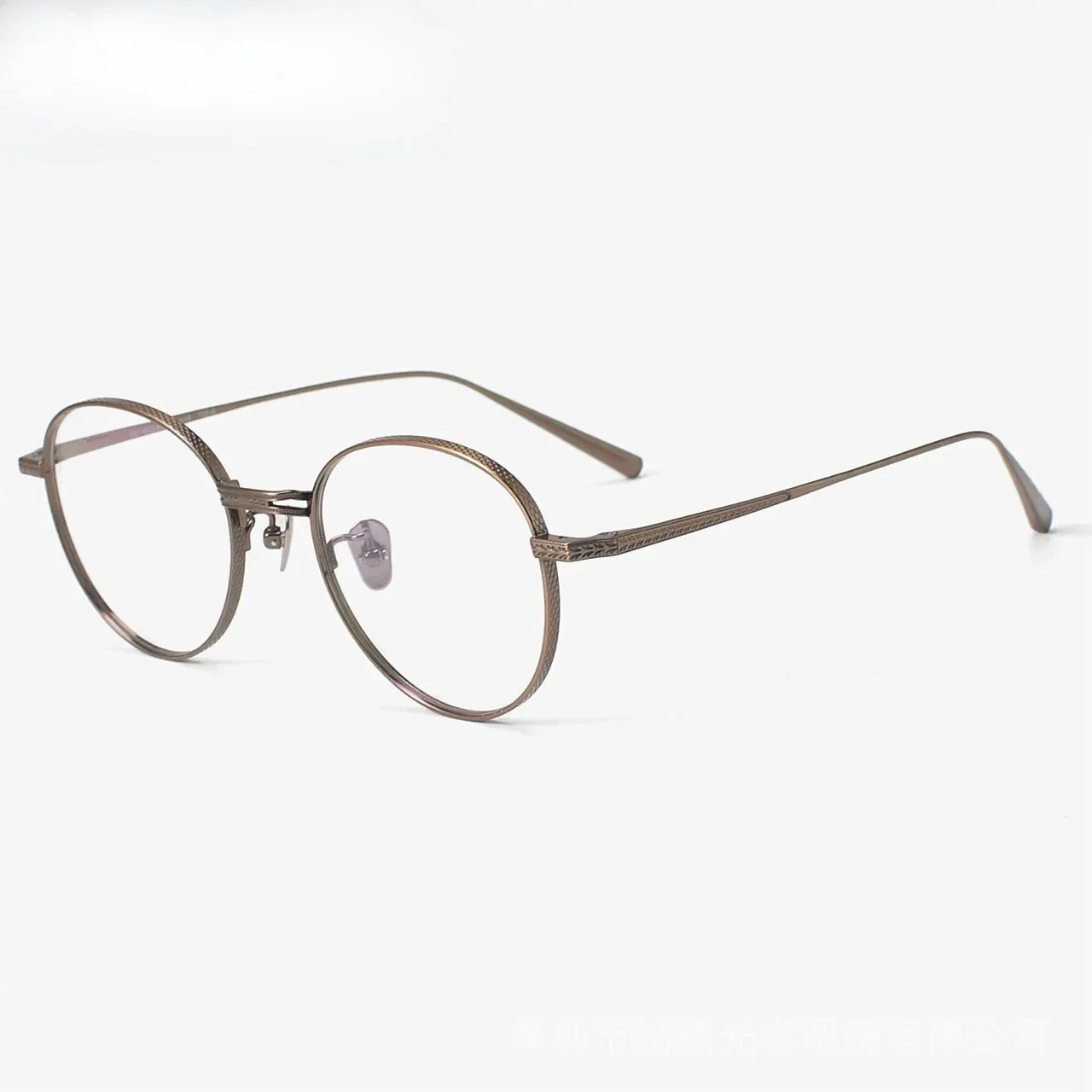 

KUXA Pure Frame Women Men Eyeglasses High-quality Round Glasses Optical Prescription Titanium Full Rim Frame Spectacle N-027