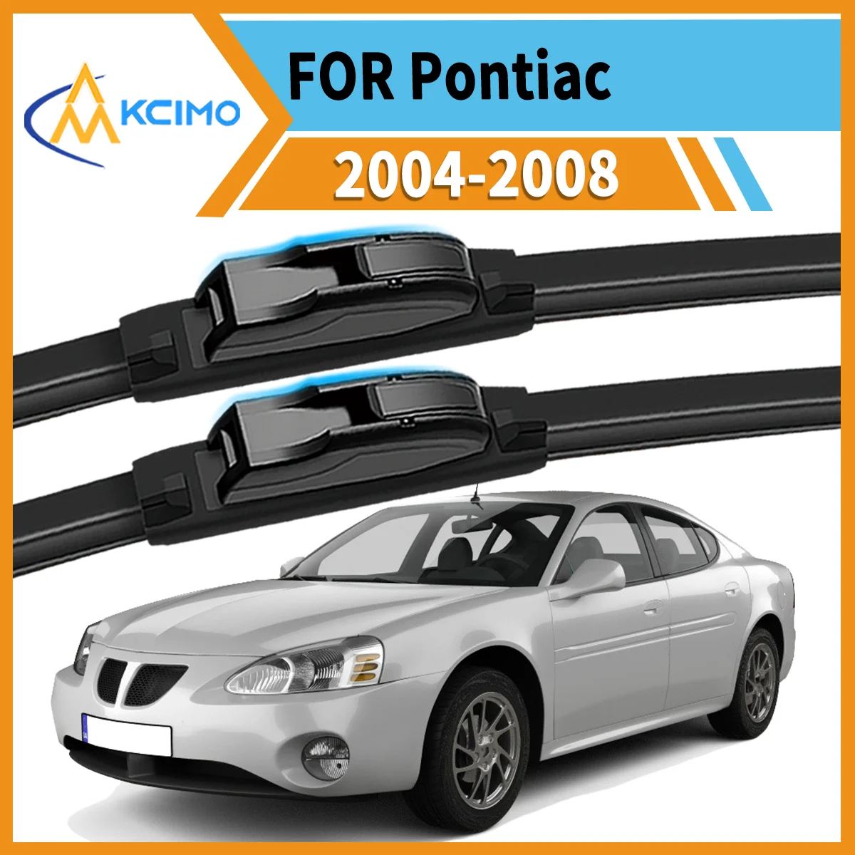 

Ultimate 2 Front Wiper Blades for Pontiac Grand Prix 2004–2008 Ensures Clear Vision & Safe Driving in Rain Snow or Sun