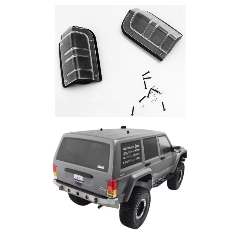 Unpainted tail light for Scale 1/10 AXIAL SCX10 90046/90047 jeep cherokee XJ 4X4 Rc crawler car toys