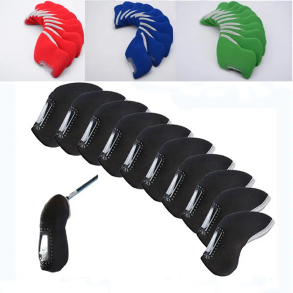 New 10 Pcs Golf Club Head Covers Iron Putter Head Cover Putter Headcover Set Outdoor Sport Golf Accessoires Dropshiping