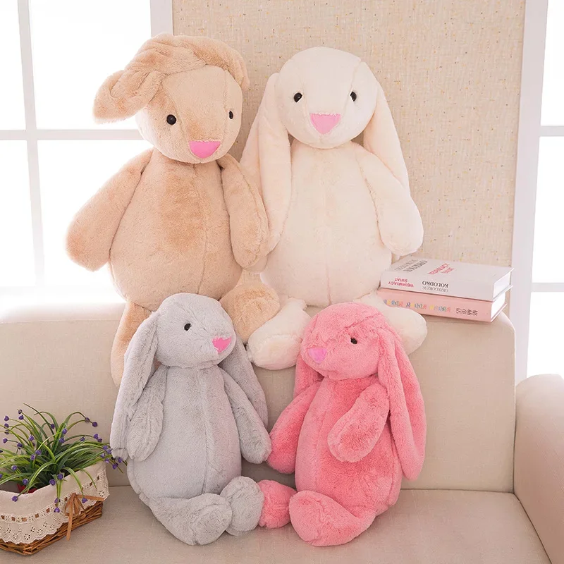 Cute Plush Toy Stuffed Toy Rabbit Doll Babies Sleeping Companion Cute Plush Long Ear Rabbit Doll Children's Gift