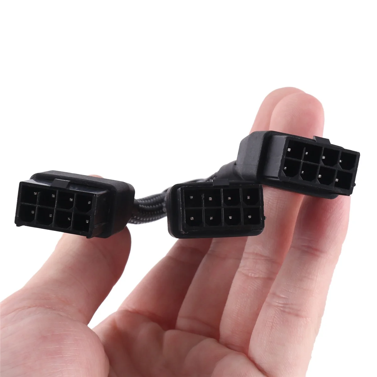 

ATP-3X8Pin PCI E to 16Pin(12+4) PCI E 5.0 12VHPWR Connector 90 Degree Elbow Cable GPU RTX4090 RTX4080 Series P8X3 TO 16PIN A