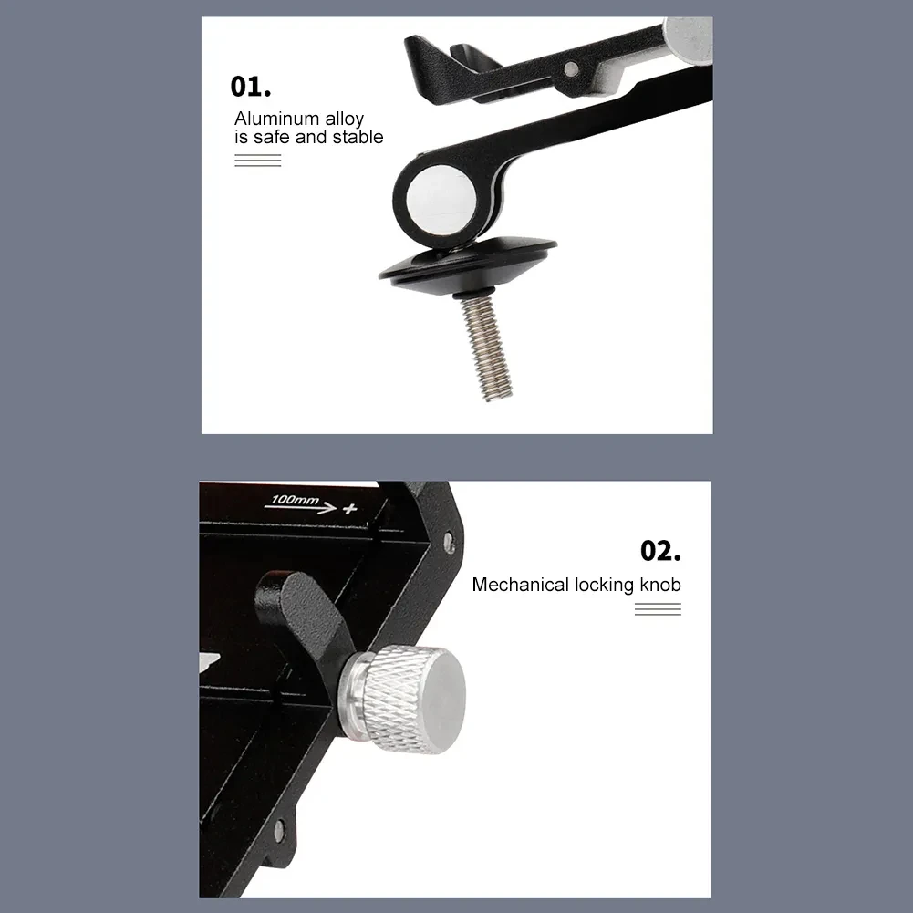 Gub g95 aluminium fahrrad telefon halter halterung stiel fahrrad telefon headset halterung passt für 1-1/8 "1/8mm gabel für 4, 5-7 zoll gps telefon – Detail 17