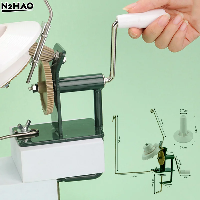 

Yarn Ball Winder Hand Operated Yarn Winder Fiber Wool String Ball Thread Winder Machine DIY Sewing Crocheting Making Craft Tools