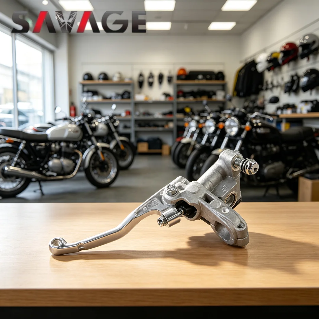 SAVAGE Front Brake Master Cylinder Pump Lever SLZ-KB35R Alu 22mm DOT4 No Switch OEM Fit KTM SX XC Husqvarna FC TC GasGas etc
