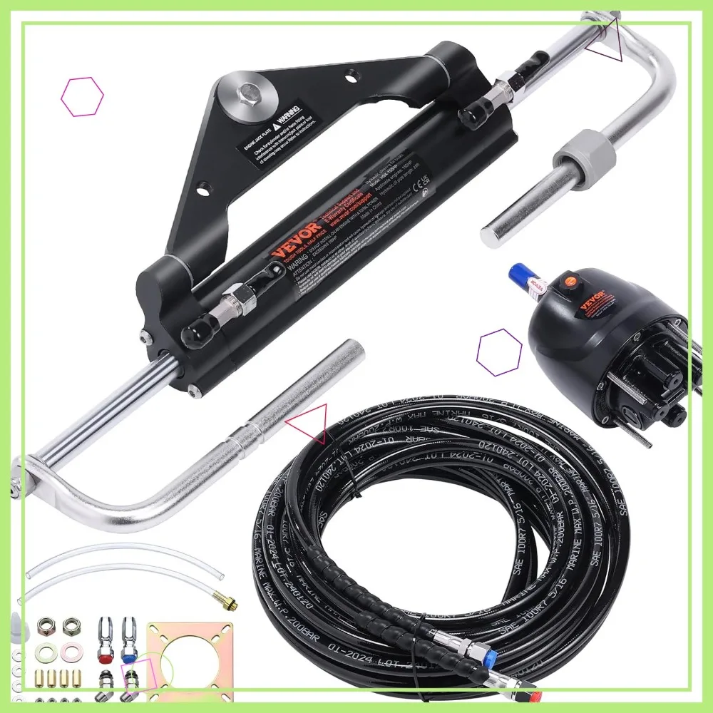 

Комплект гидравлического рулевого управления 150 л.с. с цилиндром блокировки и высокопрочным шлангом для лодок с одним двигателем