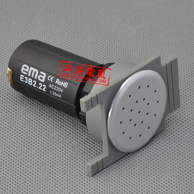 [SA]EMA integrated buzzer 30mm E3B1 / 2.11 (22) continuous / intermittent AC110 / 220V--10pcs/lot