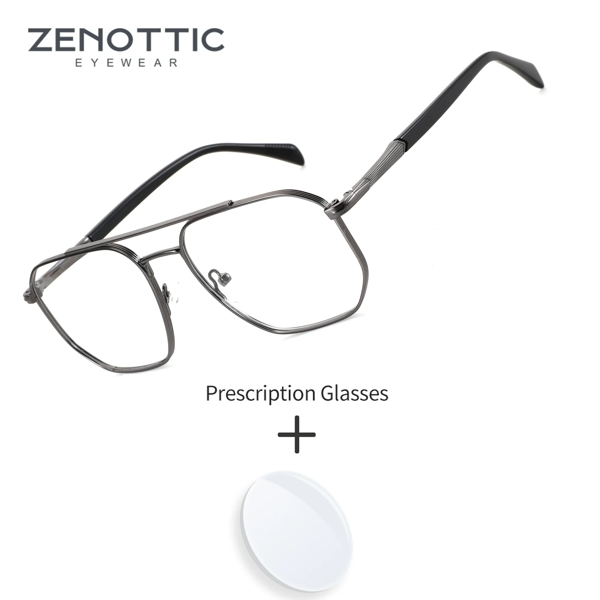 Sunglasses Aviator Polarized - Gafas de Sol ZENOTTIC Talla M,