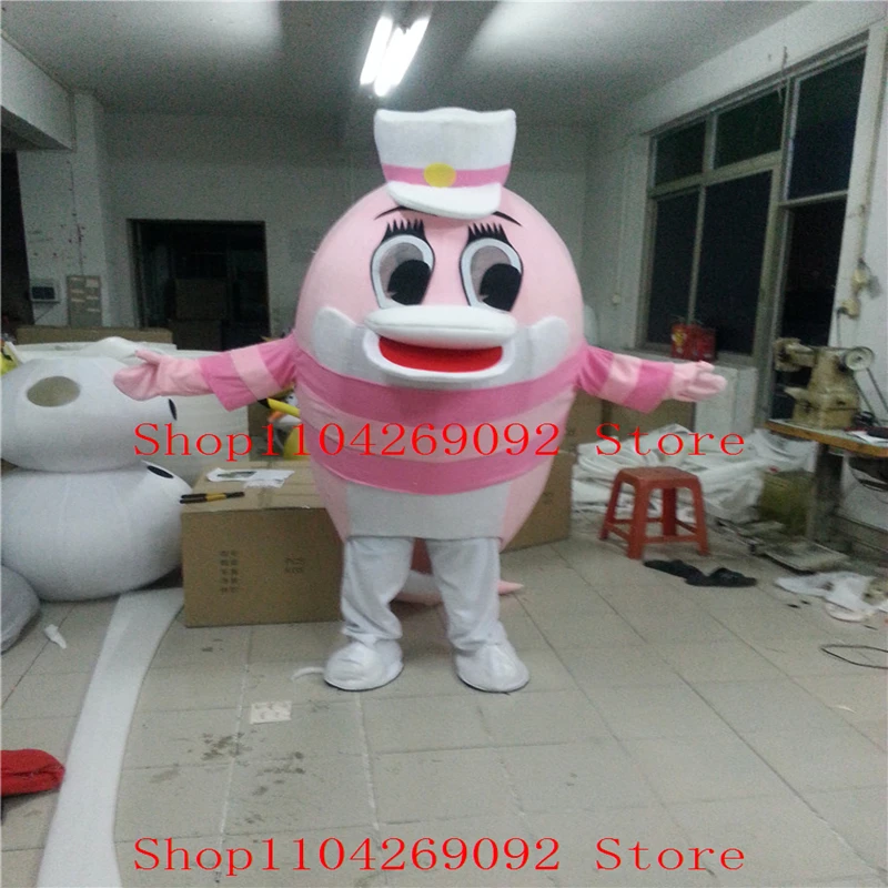 Birthday Anime Cosplay Costumes Pink Dolphin Mascot Costume Cartoon Dolphin Mascotter Character Party Maskote Carnival