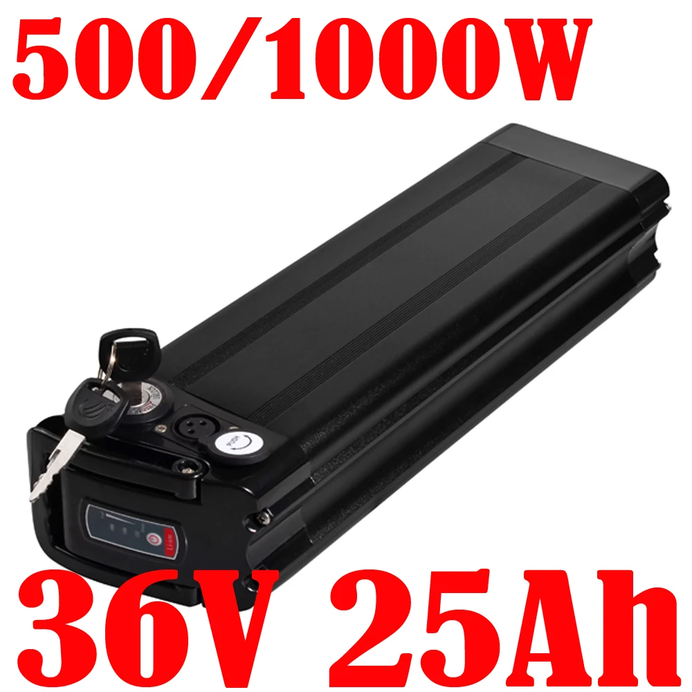 1000W 36V 20AH 25AH Silver Fish eBike Battery Pack 500W 10S 36V 10AH 15AH 18AH Electric Bike Bicycle Lithium ion 18650 Batteries