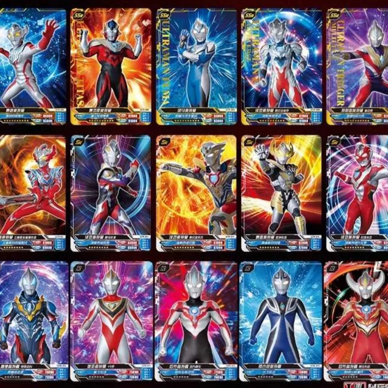 Kayou Ultraman Official Licensed Trading Card Game Anime Peripheral Collection Card Book Cards For Children'S Birthday Gifts