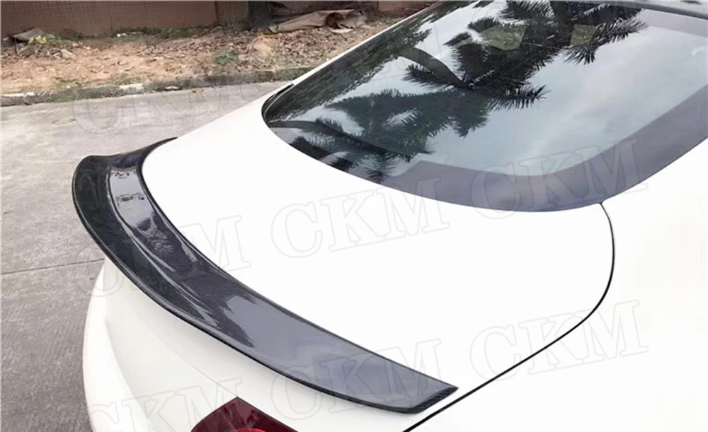 

For Benz CLA Class W117 CLA180 CLA200 CLA260 CLA45 AMG 2013-2019 Carbon Fiber Rear Trunk Lip Spoiler Car Body Kits