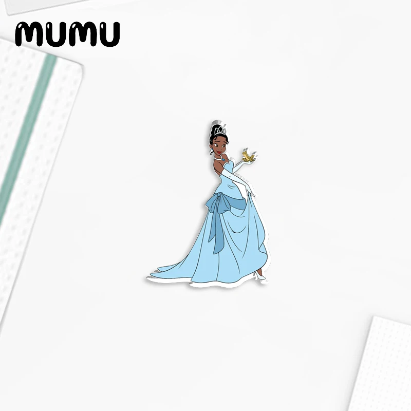 2024 New The Princess and the Frog Lapel Pin Tiana Acrylic Brooches Handmade Epoxy Jewelry Shirt Bag Badge