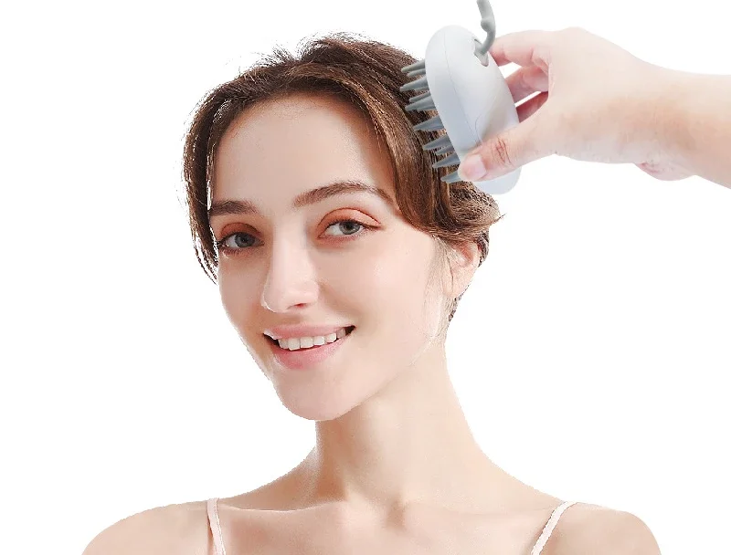 Head massage device massage comb hair care head massage soft tooth massage comb medicated hair care comb