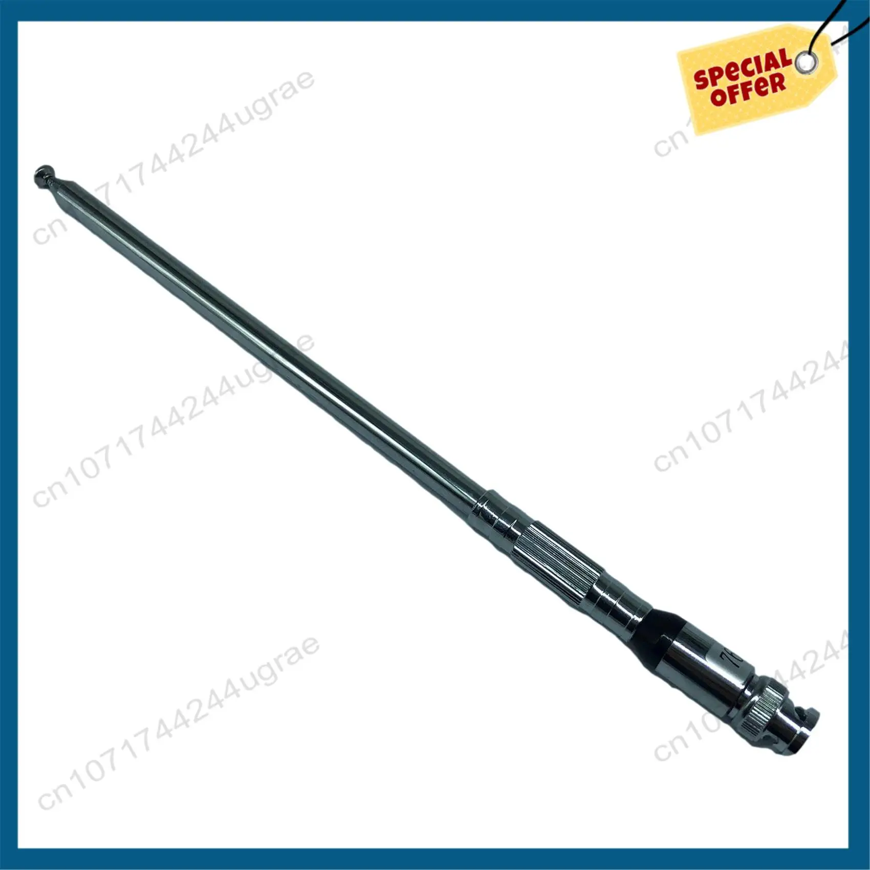 -A15I FM Telescopic Antenna, Radio Replacement Antenna BNC Antenna 76-108Mhz Connector For TV AM FM Radio Stereo Receiver