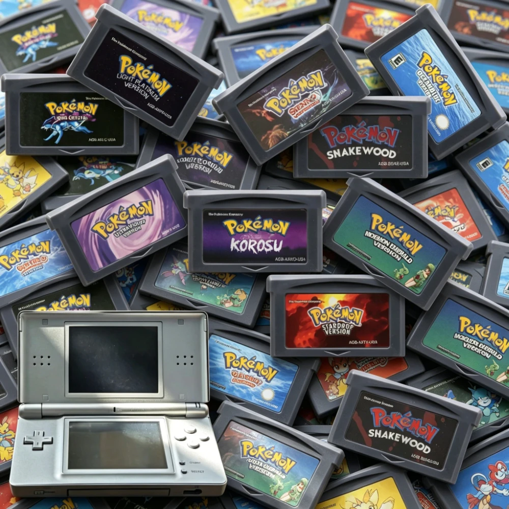 Retro Gaming Pokemon - Pokemon GBA Game Cartridge Ultra Violet
