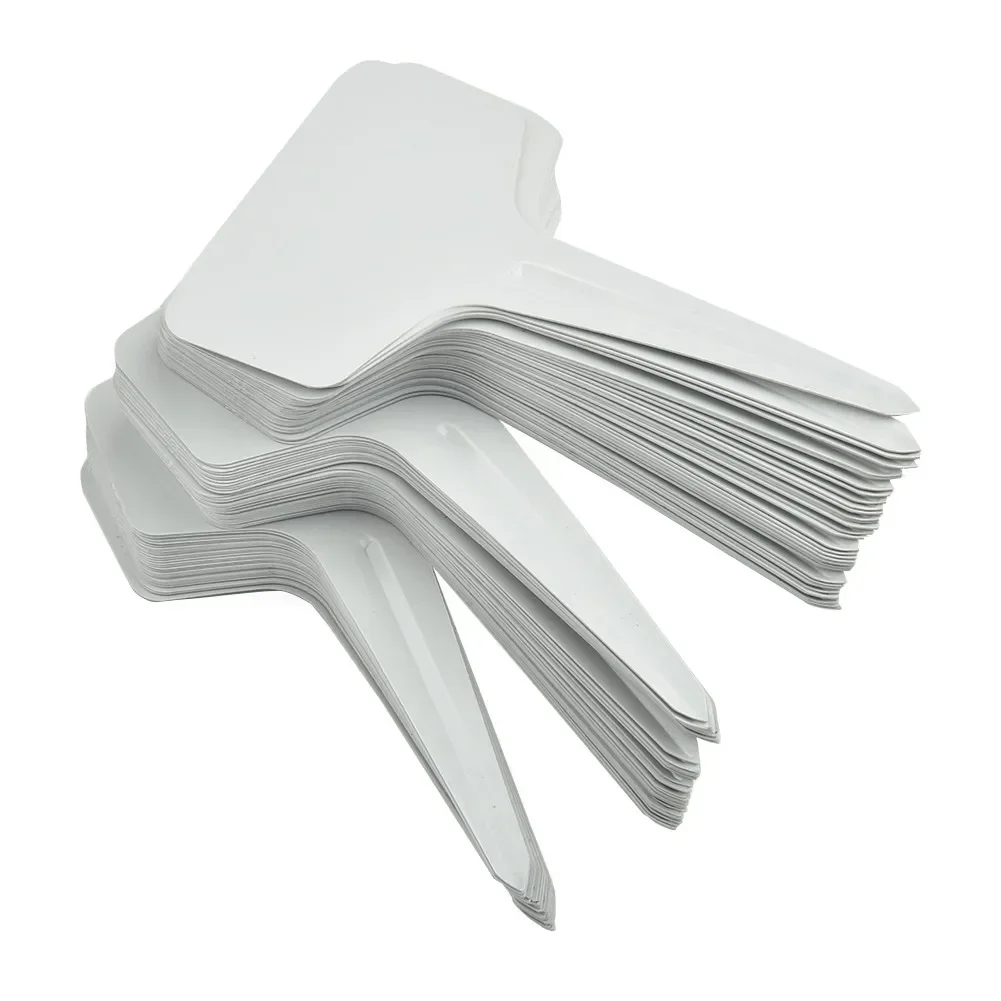 

100pcs Garden Plant Labels Reusable Garden Plants Marker Waterproof Plastic Nursery Plaques For Plants Tags Markers