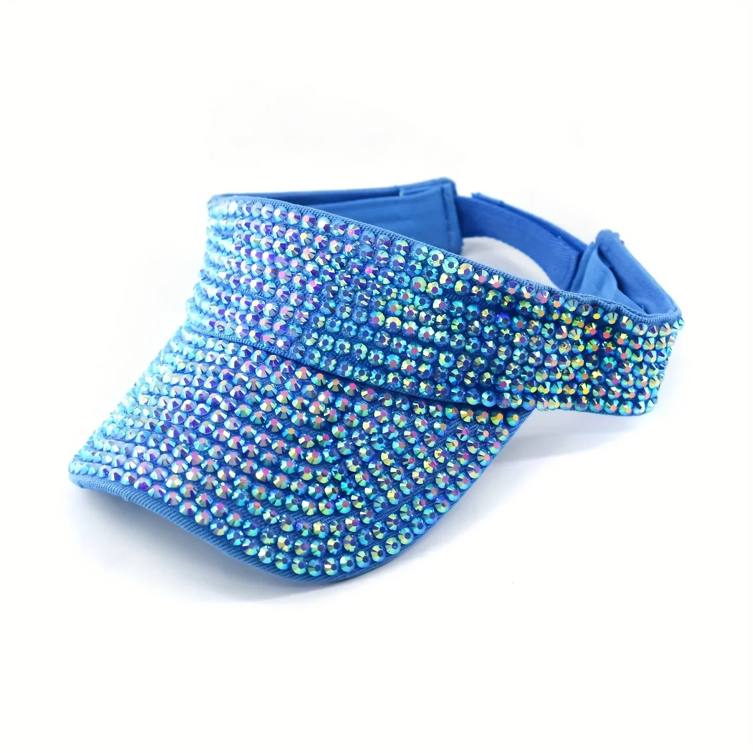 New Women's Shiny Rhinestone Sun Hat Adjustable Acrylic Baseball Cap suitable for outdoor activities holiday parties casual wear