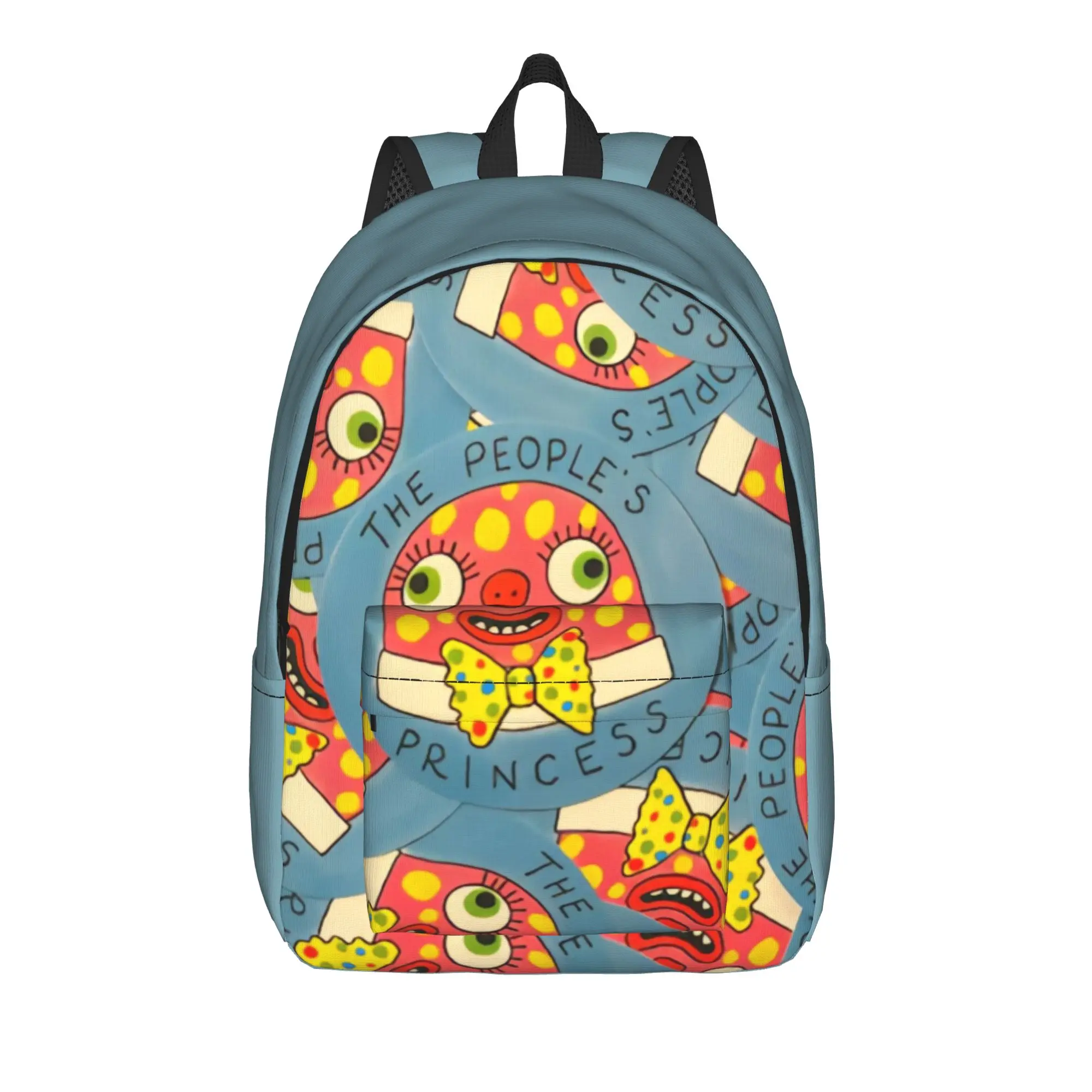 Back to school season Snack Storage round soft goofy  Laptop Bag Mr Blobby High School Students Bookbag Backpack
