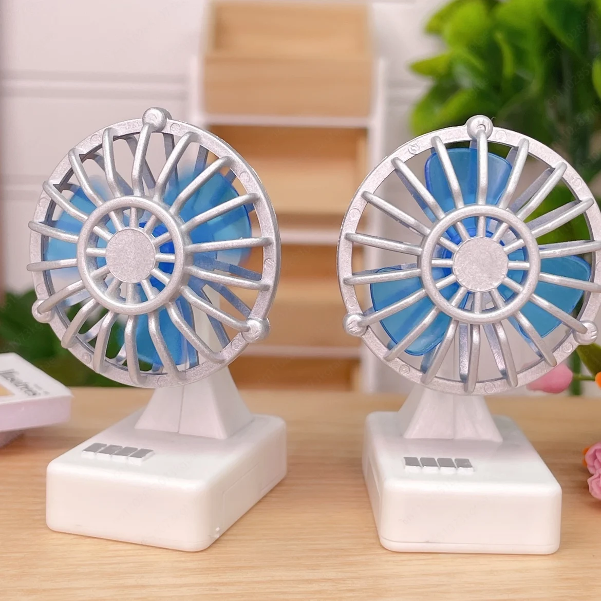 

Мини аксессуары для детского дома, декоративные украшения, миниатюрная мелкая бытовая техника, летний электрический вентилятор, вращающийся