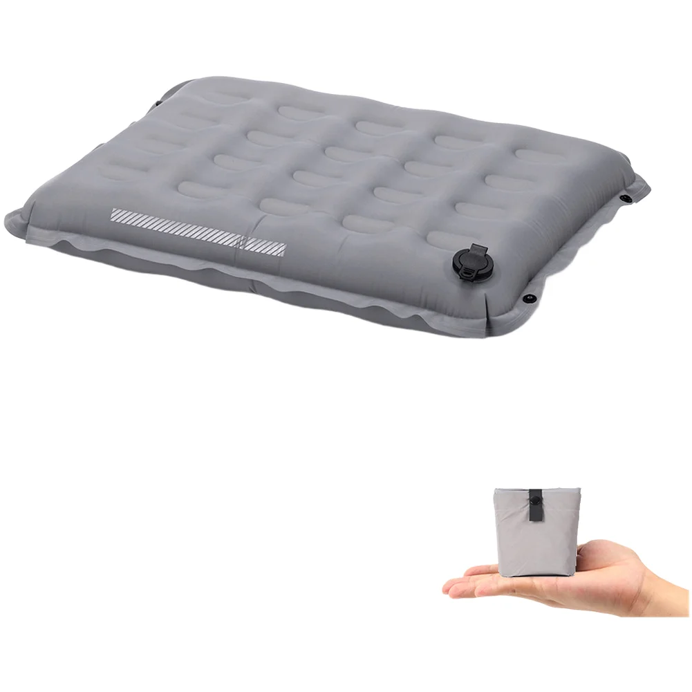 7cm Thick Inflatable Seat Pad 42x34x7cm Ultralight Portable Camping Mat for Outdoor Seating Nylon 40D 105g Easy Carry