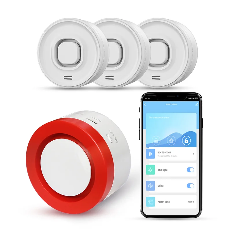 wifi水漏れ検知器3個パック、100db大音量水漏れセンサー、ワイヤレスwi-fi水漏れ＆滴下アラーム、smartlifeアプリアラート