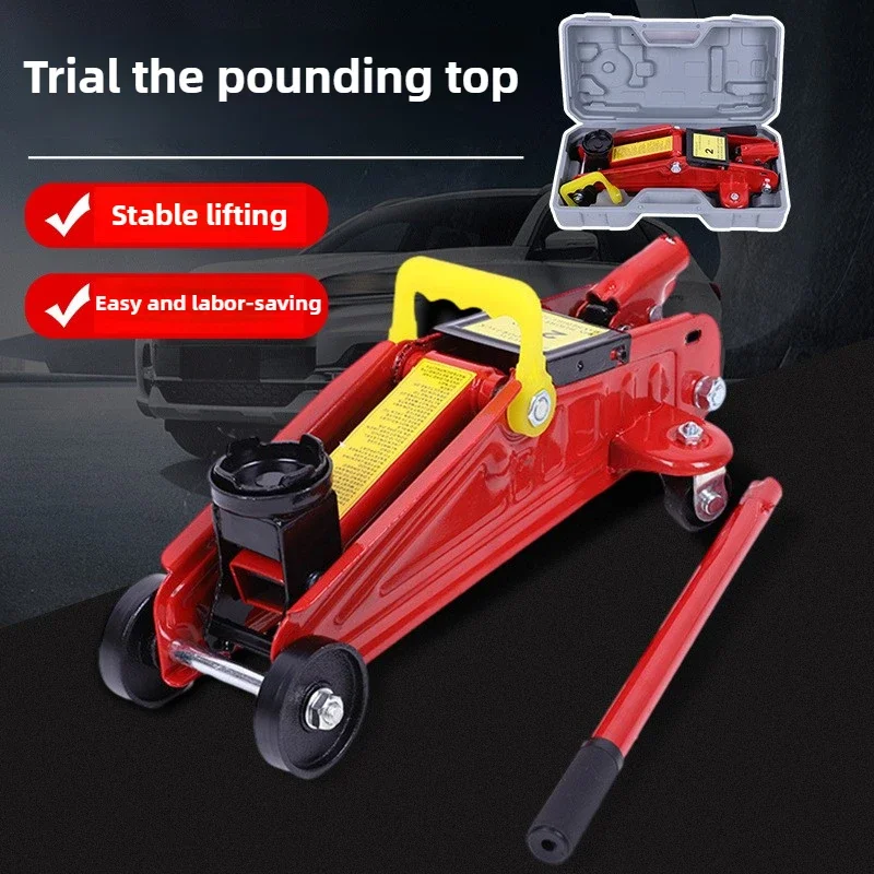 2T Professional Trolley Car Hydraulic Jack Automotive Vehicle Hydraulic Floor Jack Horizontal Hydraulic Tire Changing Tool