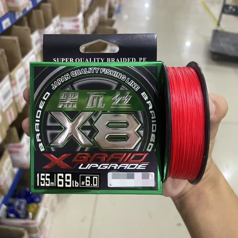 YGKV8 100 м/155 м черная плитка с длинным броском лески с супер гладкой и сильной тяговой силой для удаления черной лошадиной лески 2090