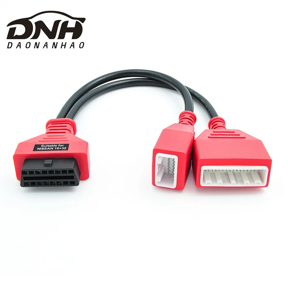 16+32 Gateway OBD2 Adapter Cable for Nissan Bypass SGW No Password Required Compatible with Autel IM508 IM608
