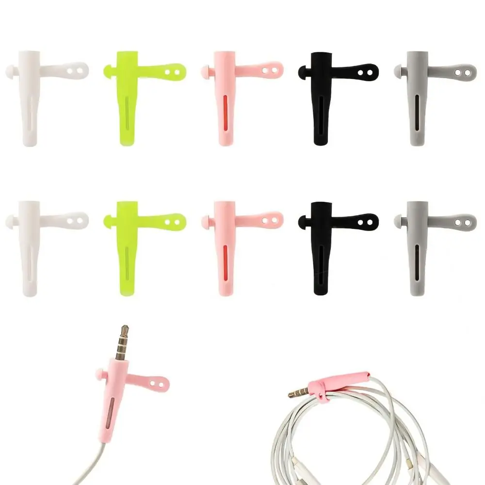 2 pcs Silicone 3.5 Headphone Cord Protector Accessories Dustproof Wired Headphone Cord Protector Multi-function Wear-resisting