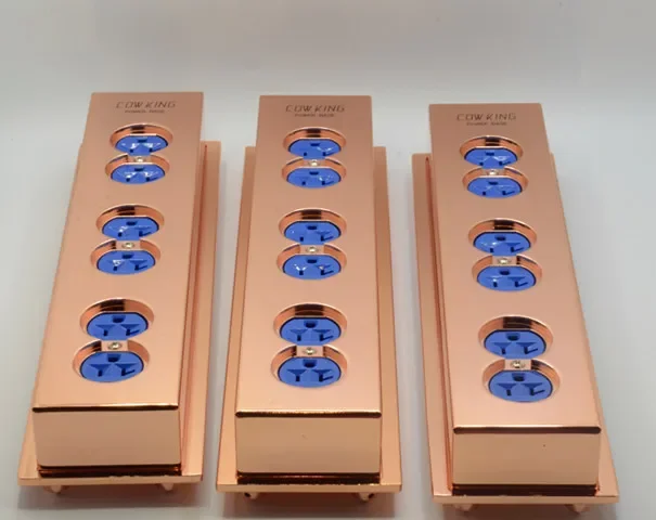 COW KING POWER BASE&HUBBELL 5362 nanometer red copper 6-bit power strip